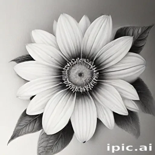 pencil drawings of flowers