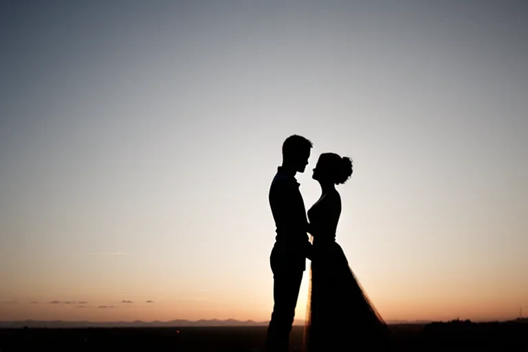 couple silhouette