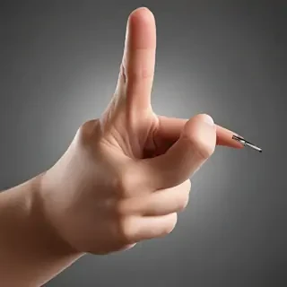 point finger png