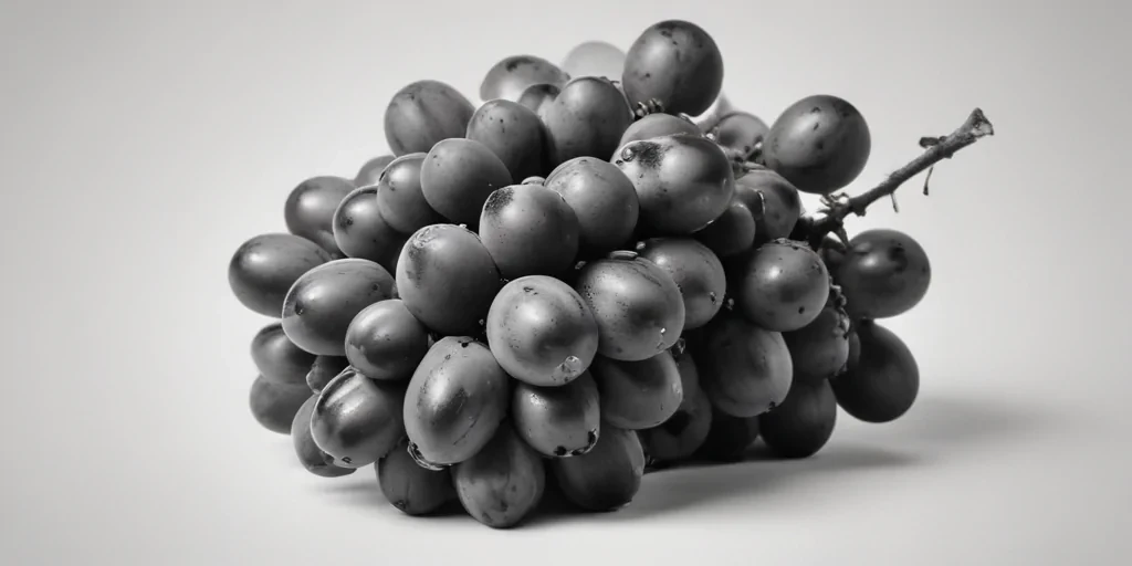 grapes clipart black and white