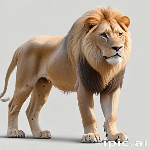 transparent lion