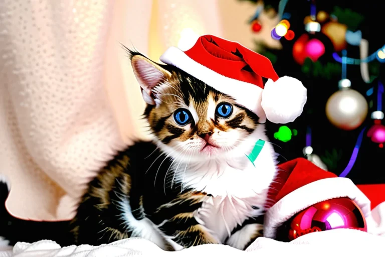 pictures of cats for christmas