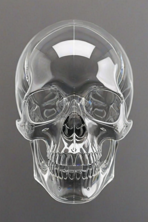 transparent skull
