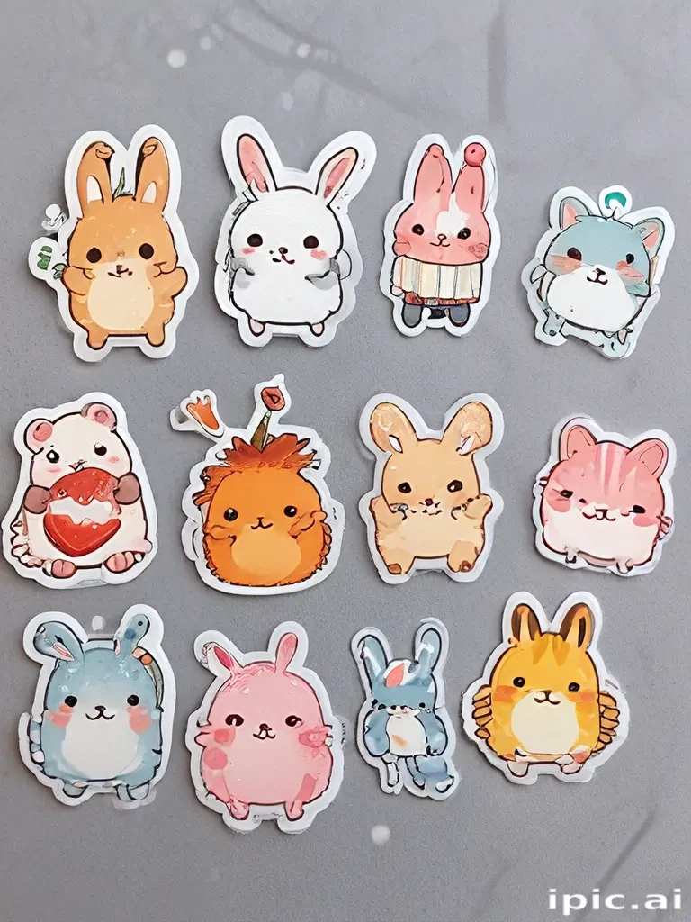 transparent cute stickers