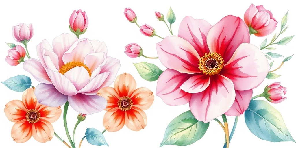 watercolor flower images