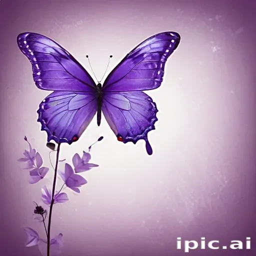 purple butterfly background