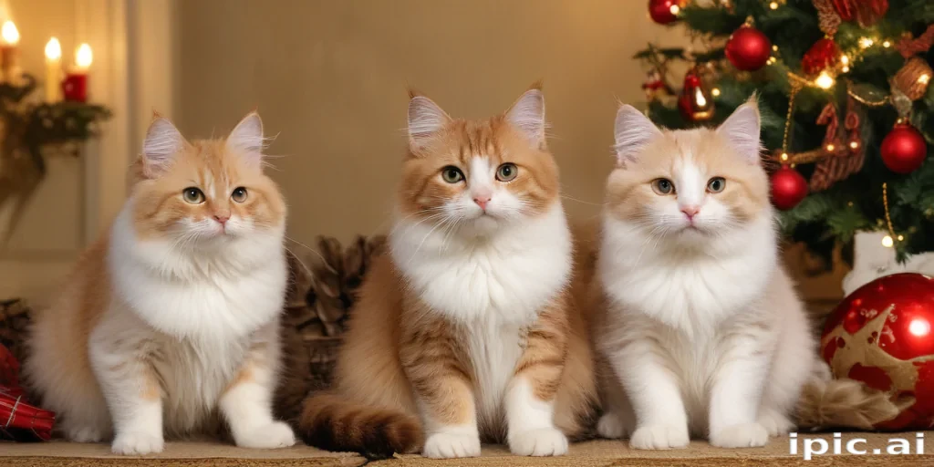 merry christmas cats images