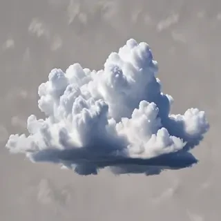 clouds no background