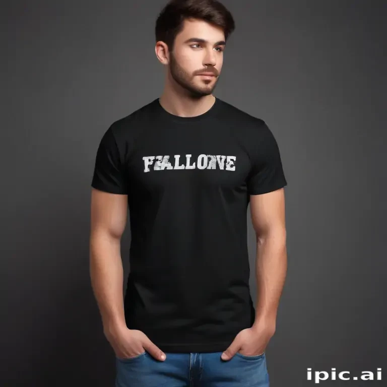 black tee shirt mockup