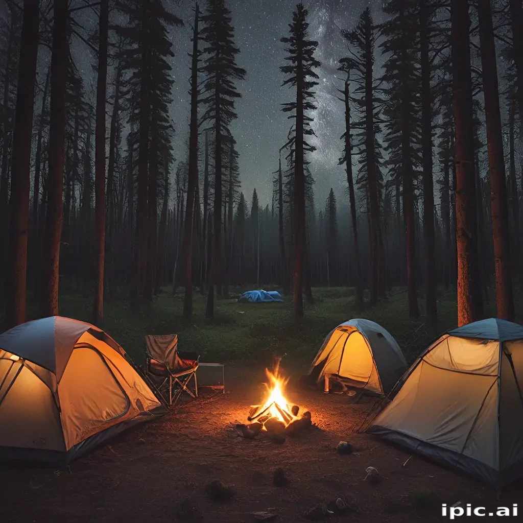 camping background pic