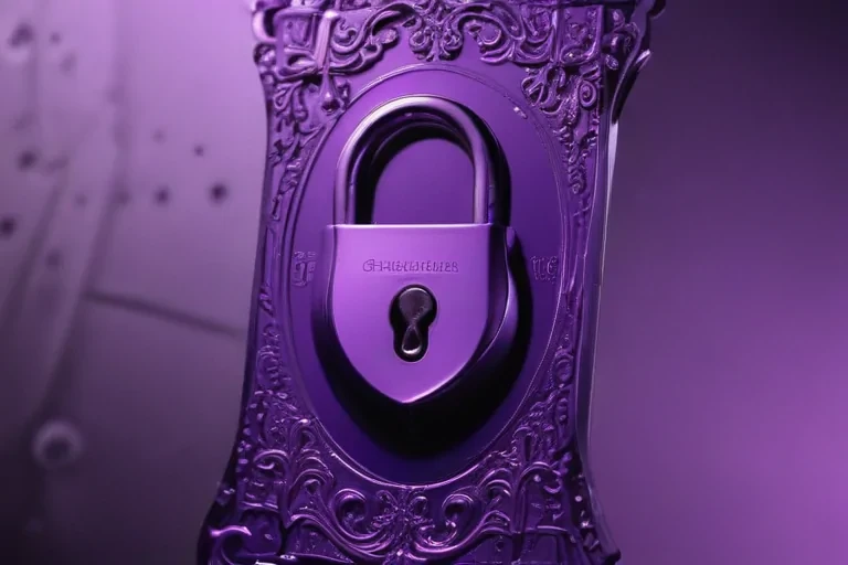 purple lock screen