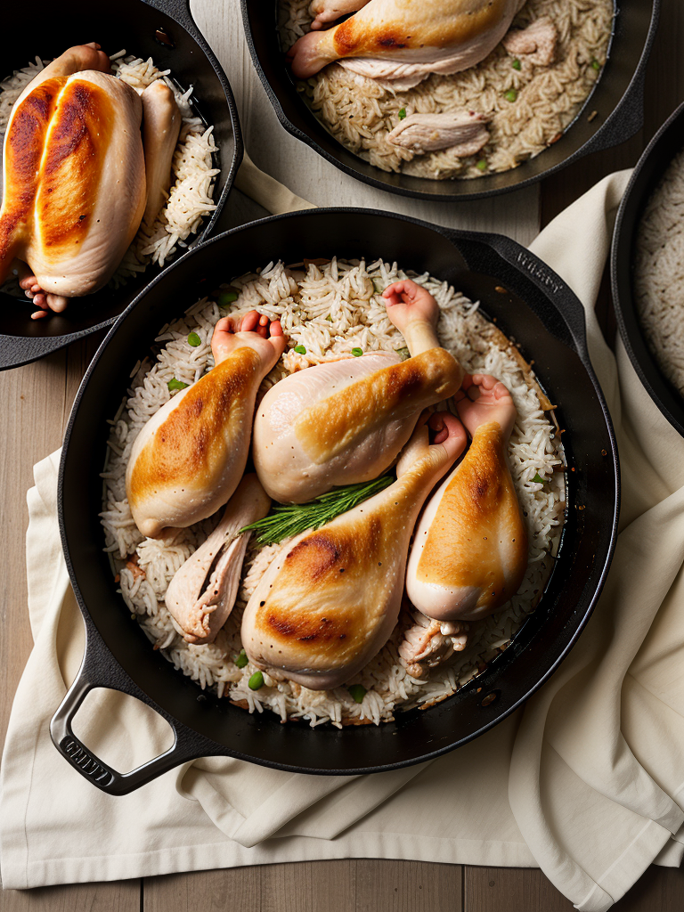 chicken and rice dutch oven