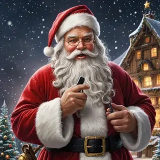 santa claus iphone wallpaper