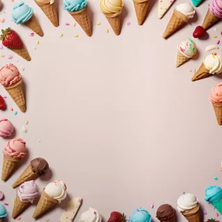 background for ice cream