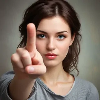 you pointing finger