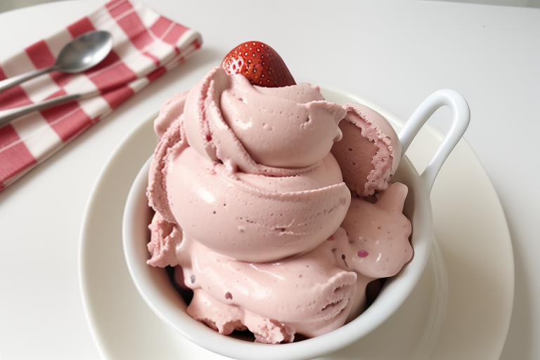 vanilla strawberry chocolate ice cream
