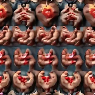 hand heart clipart