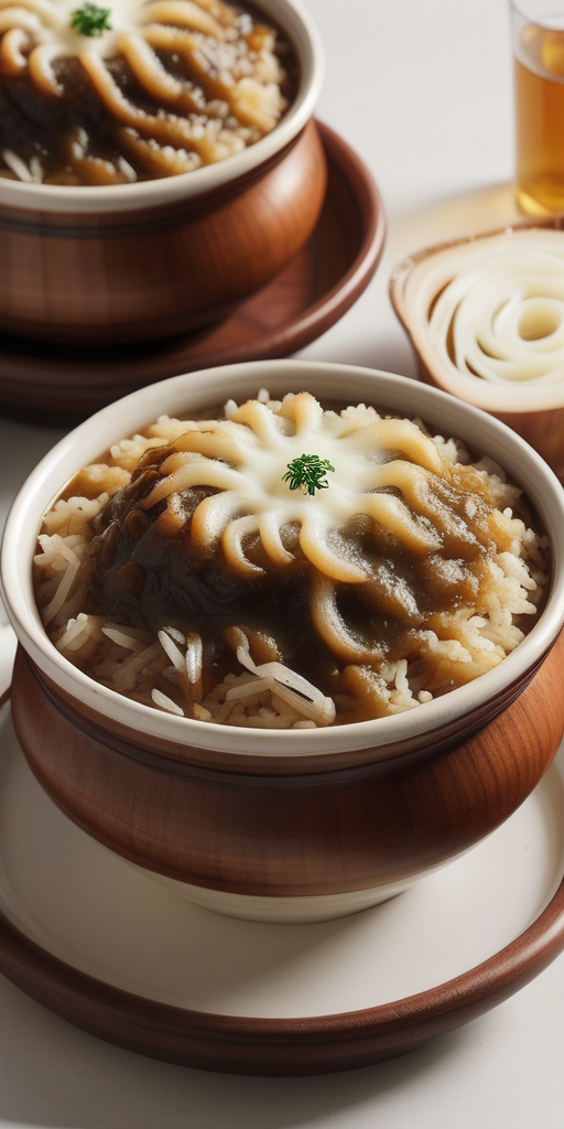rice with french onion soup