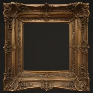 antique frame png