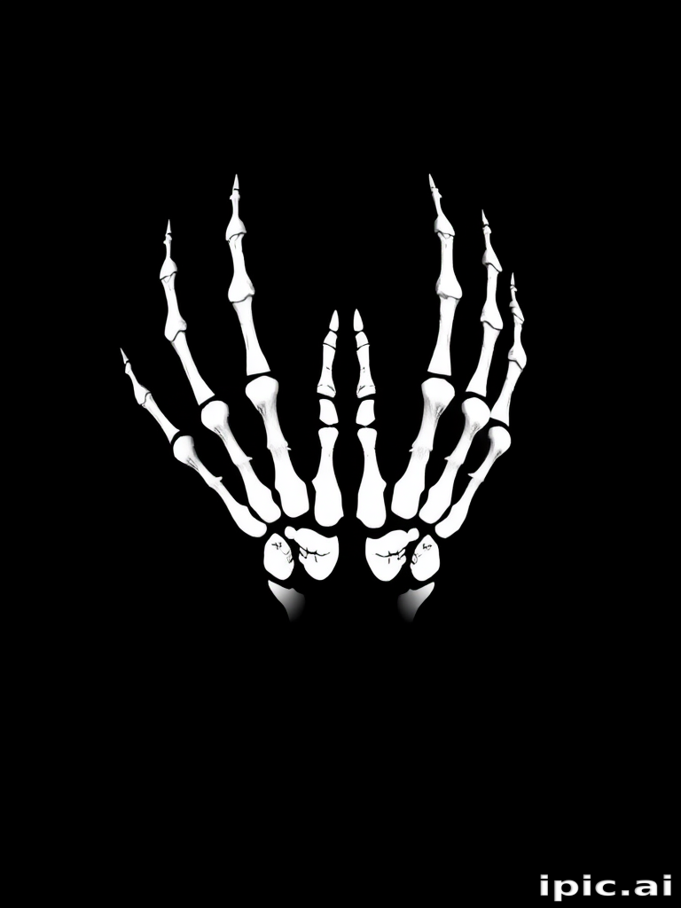 skeleton hands png