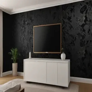 black screen wallpaper