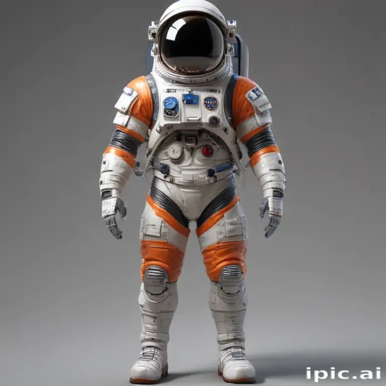 cartoon transparent astronaut suit