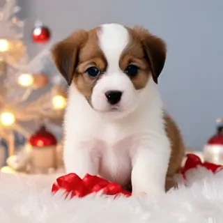 christmas puppy desktop backgrounds