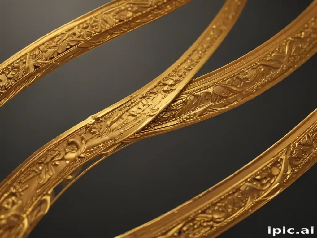 gold lines png