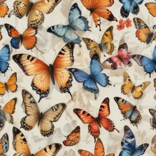 butterflies sketches