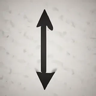 downward arrow