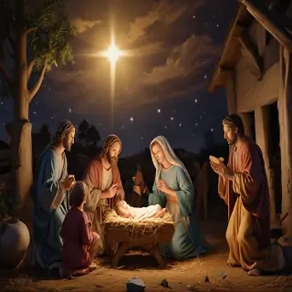 merry christmas nativity images free