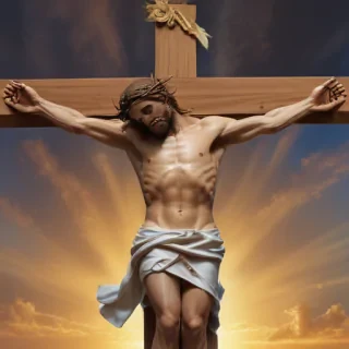 jesus on the cross picture