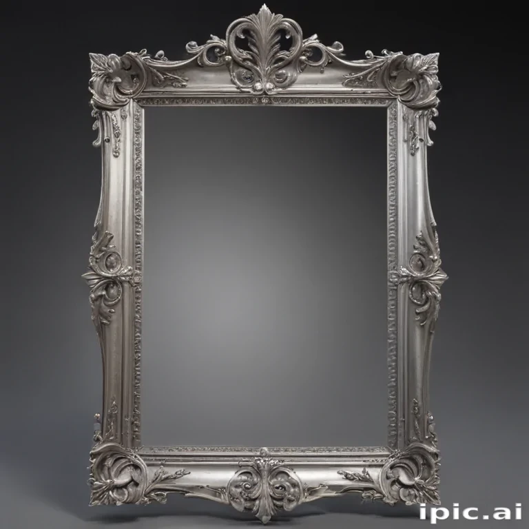 silver frame png
