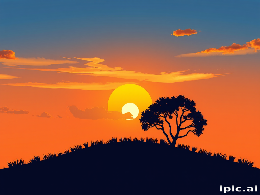 cute sunset wallpaper