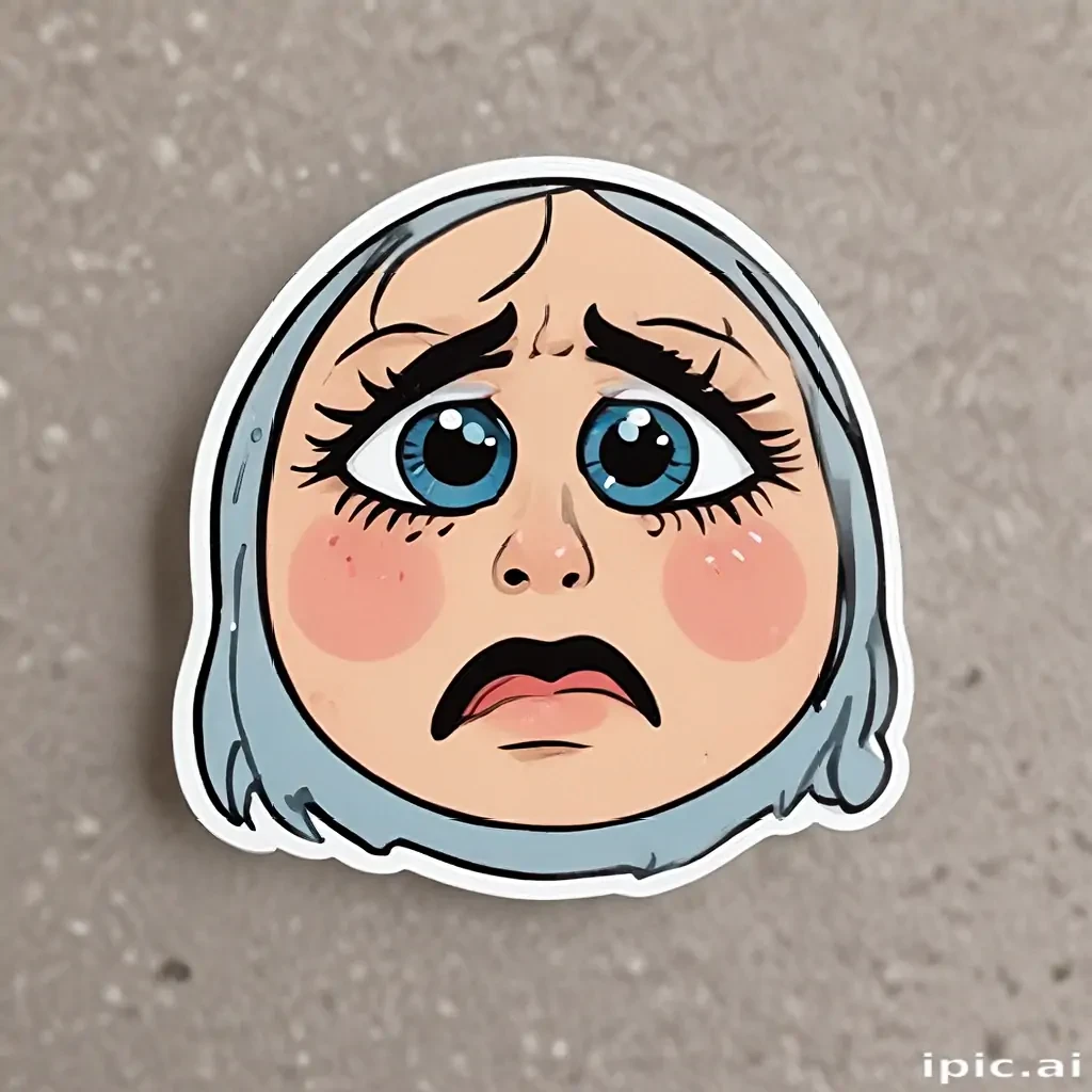 crying sticker