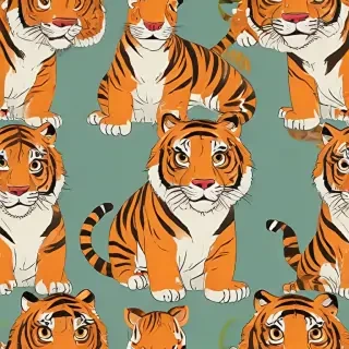 tiger cartoon tiger