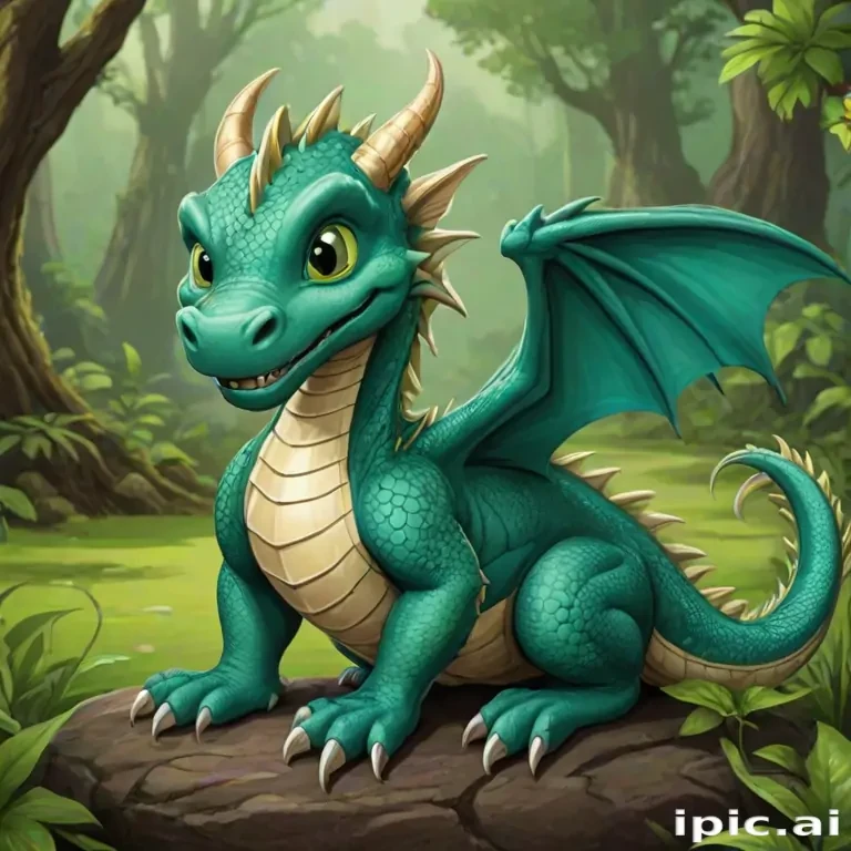 cartoon of a dragon
