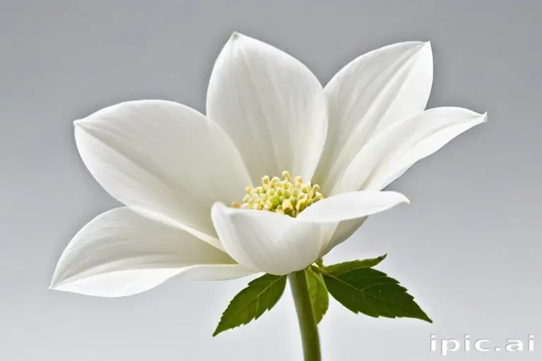 white flower transparent