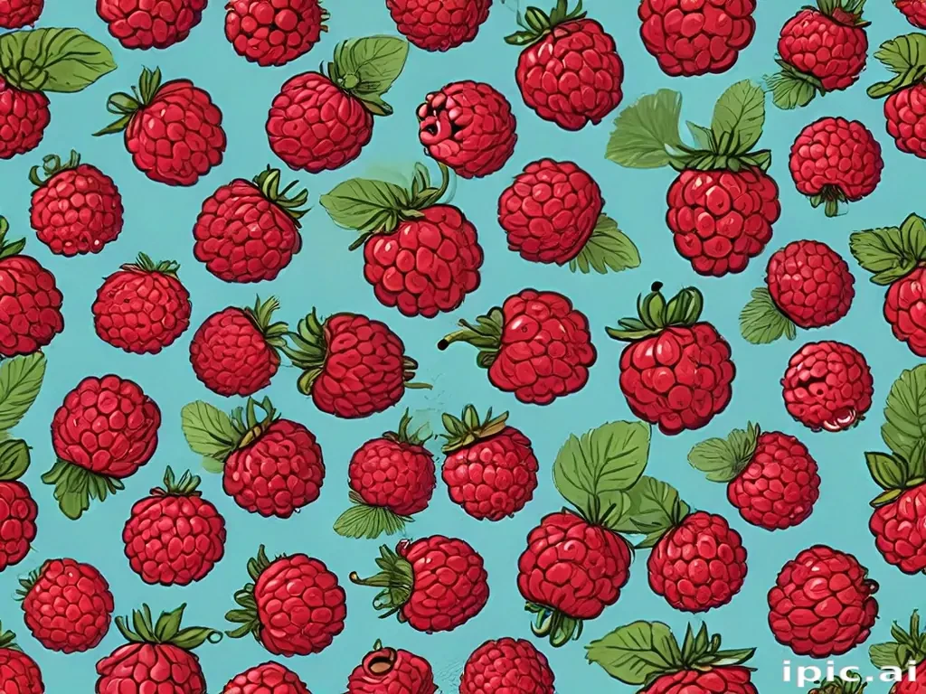 cartoon raspberry