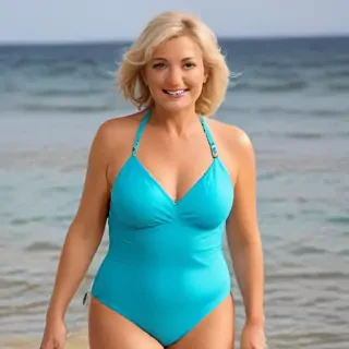 carol kirkwood in a bikini