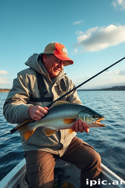 rod in fishing