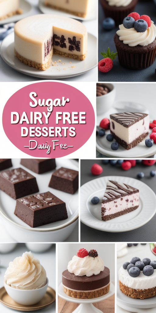 sugar free dairy free desserts