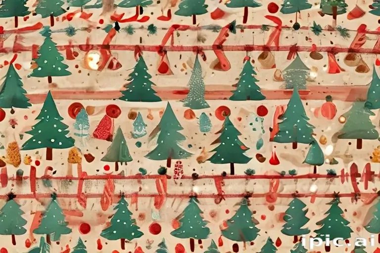 retro christmas image