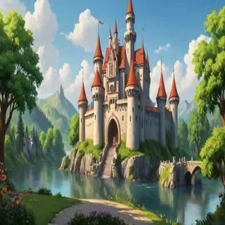 cartoon castle