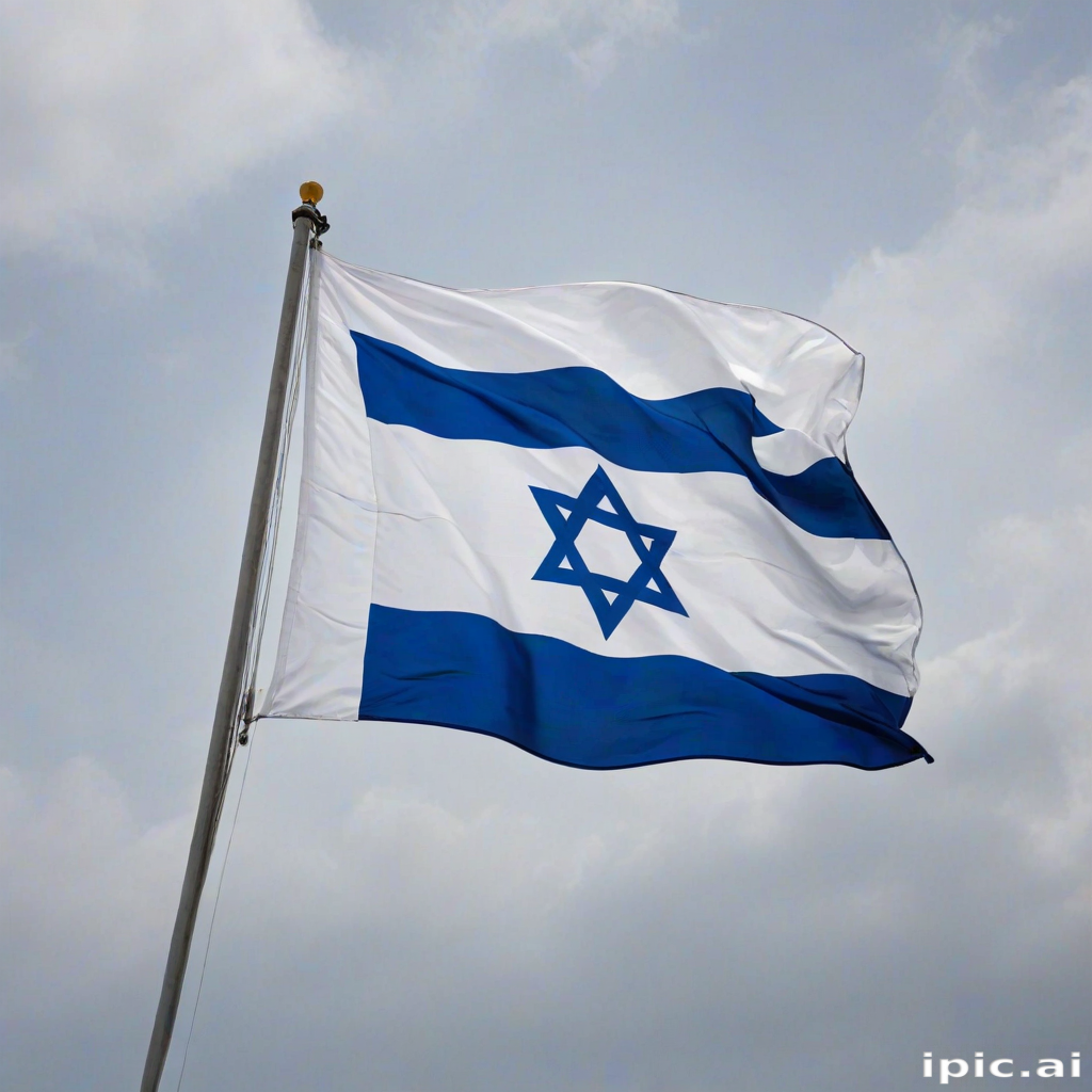 transparent israel flag