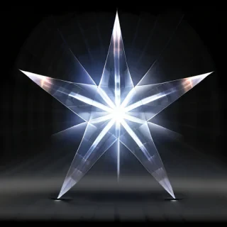 transparent star