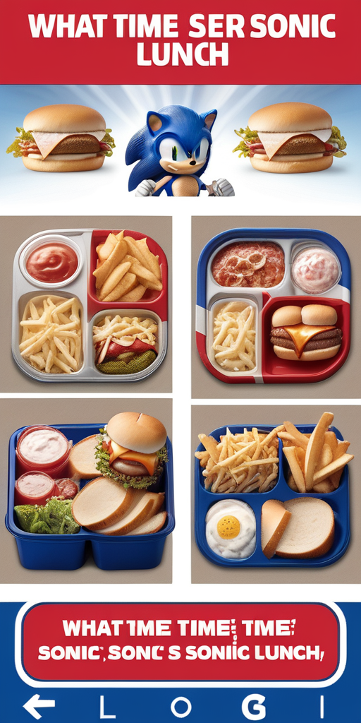 what time does sonic serve lunch