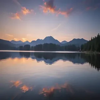 background lake