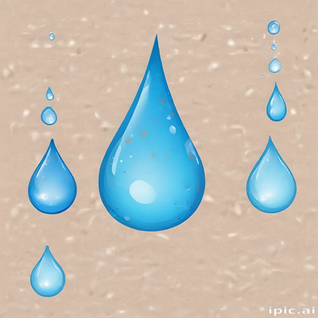 water drops clip art