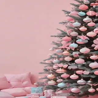 pastel aesthetic christmas wallpaper
